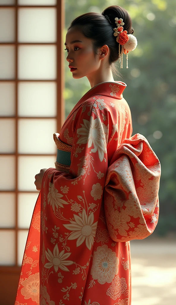 The beauty of Japanese kimono