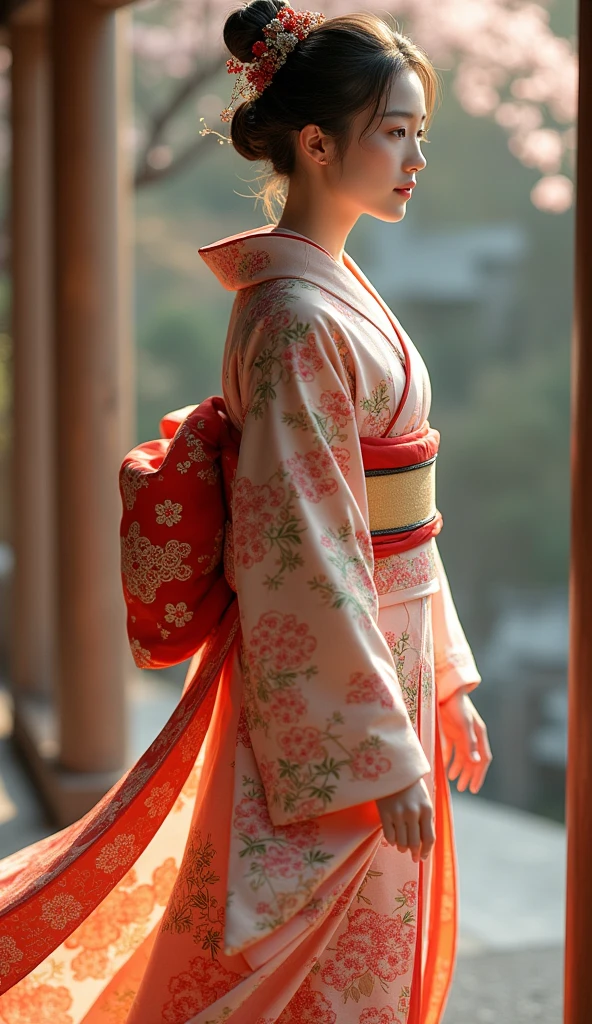 The beauty of Japanese kimono