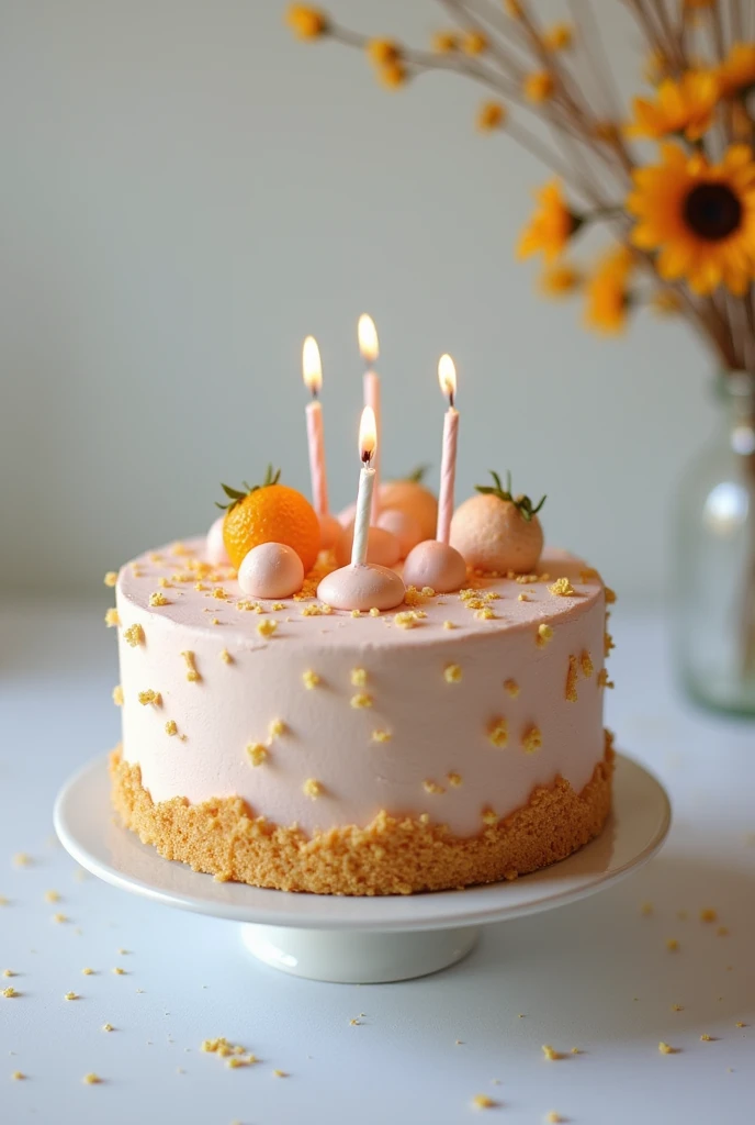 Hanging small birthday cake