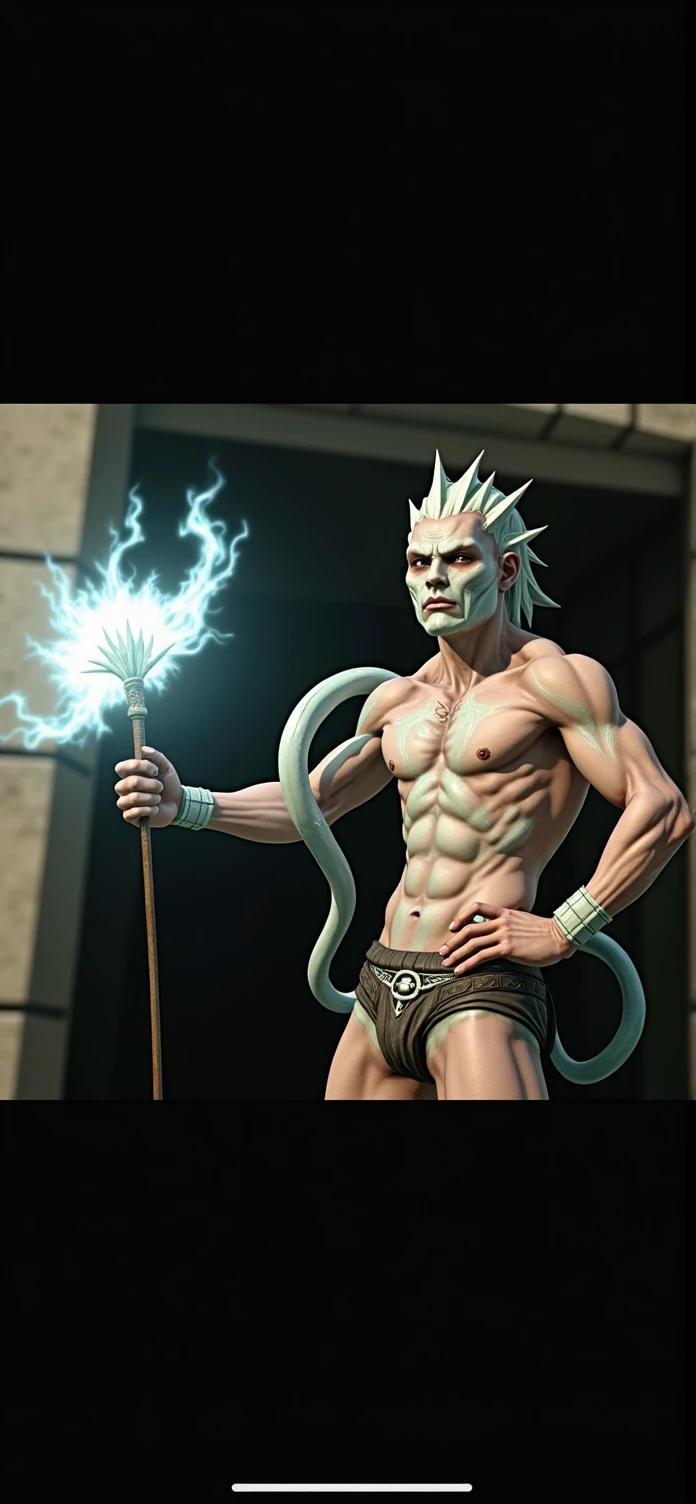 A mortal kombat character that is a muscular white slime monster