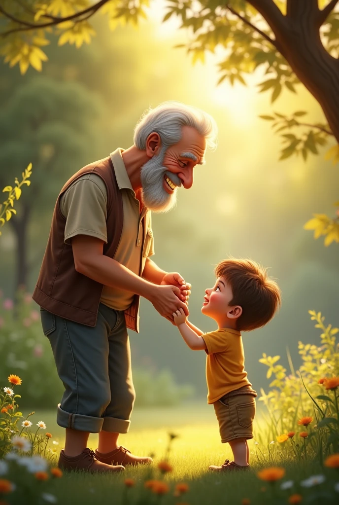 Father&#39;s Day father and son together 