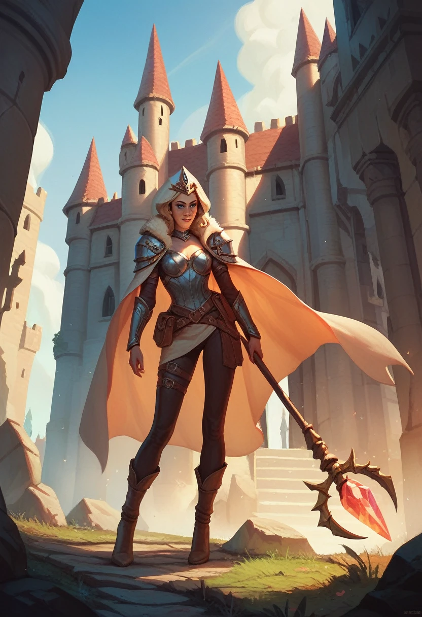  mage woman tall   crystal staff rpg game  erotic  firecof castle  fun