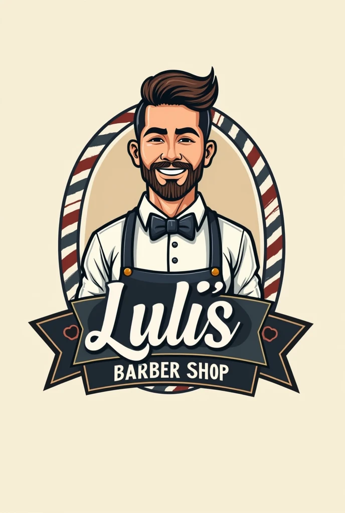 Luli's barber shops logo