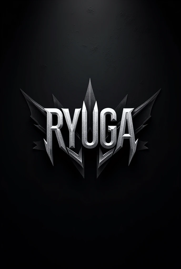 ryuga name metal logo