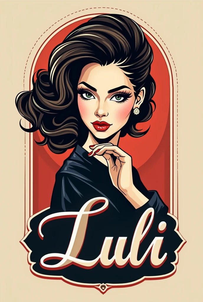 Luli barber shops logo sexi