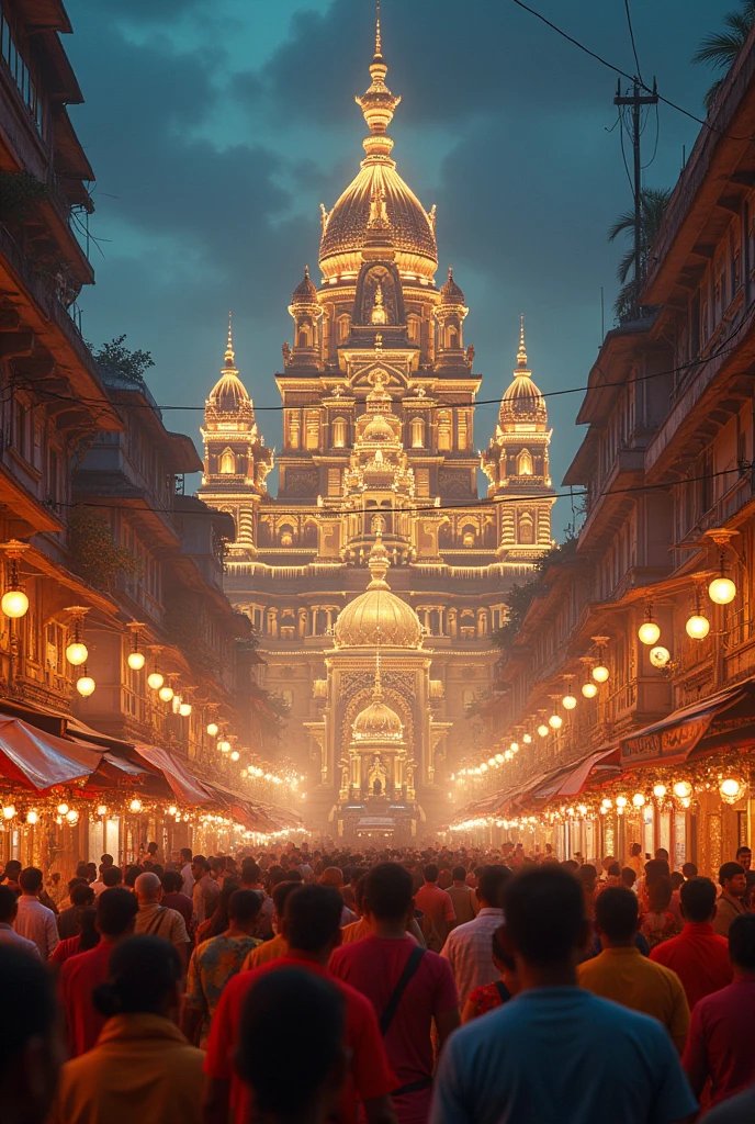 Generate the effect of Durga Puja on the economy