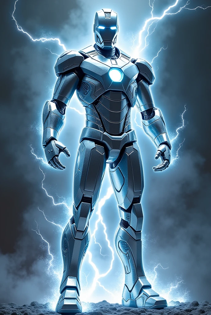An iron man of pure diamond