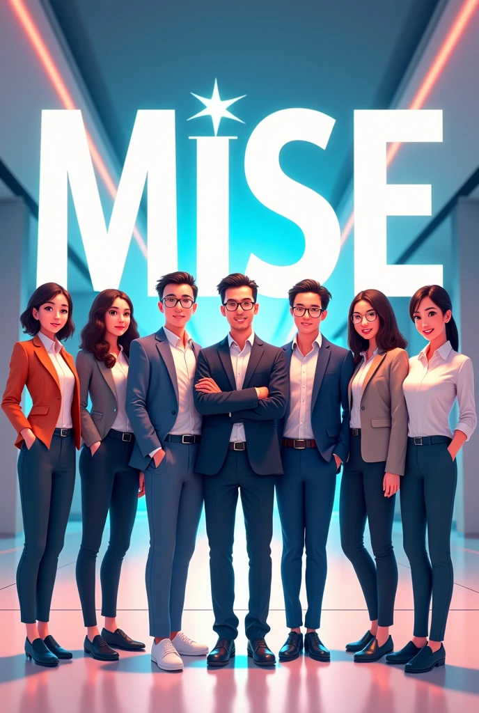 Create an image for the fifth anniversary of MISE Agency