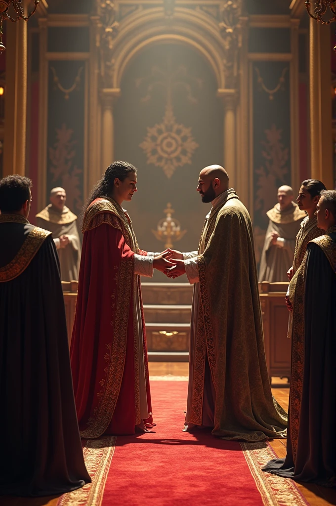 He will make him the owner of half the kingdom.