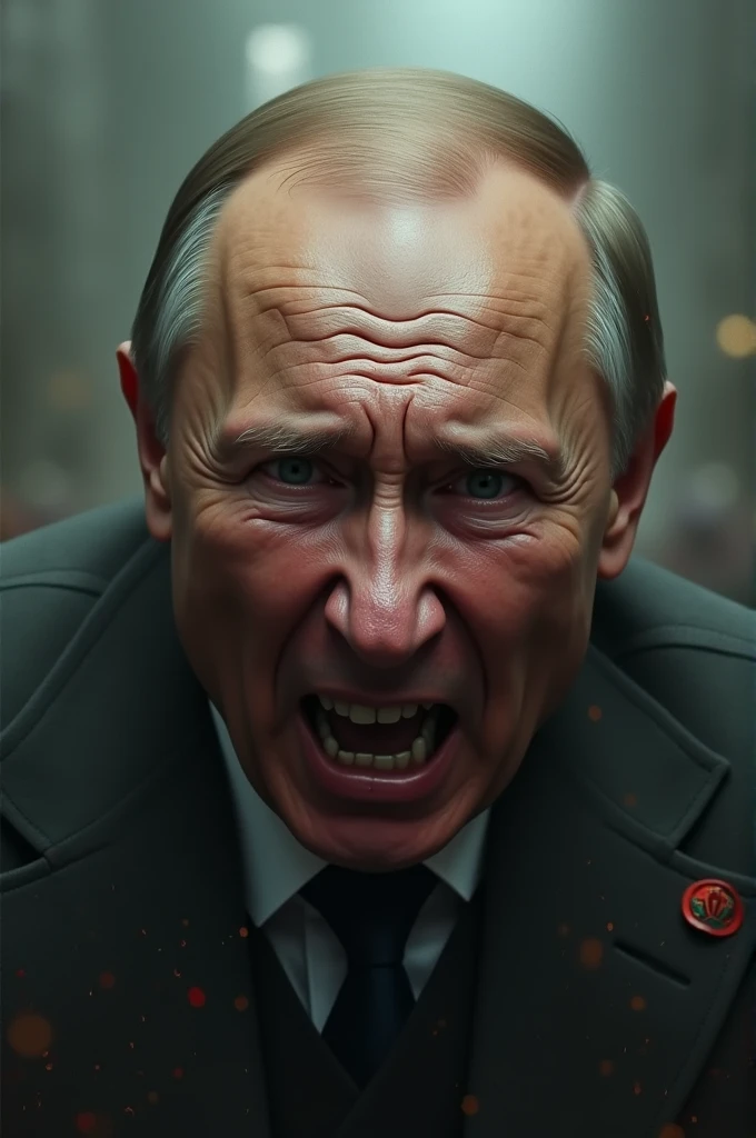 Panicked Vladimir Putin