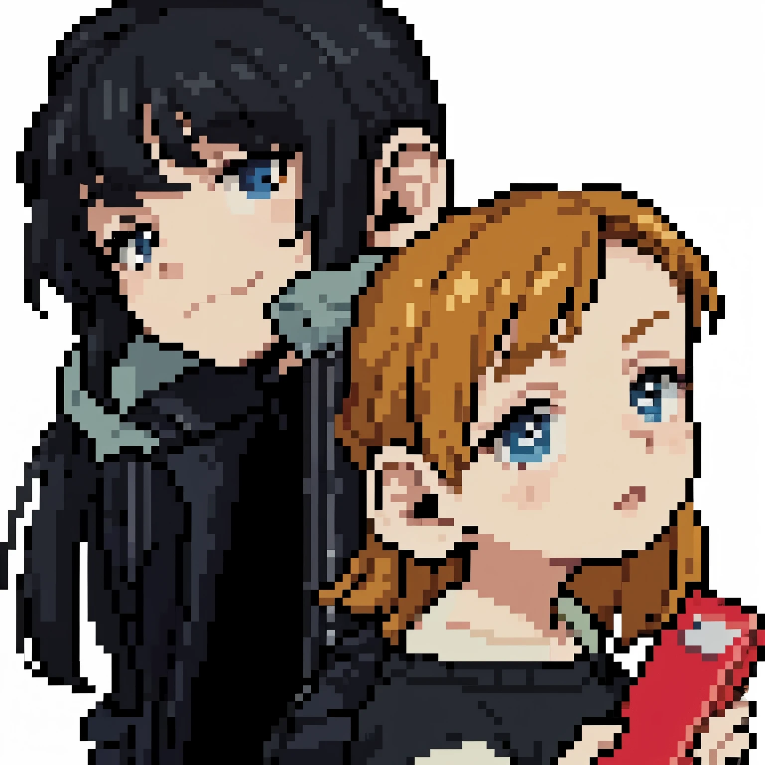 Pixel art, pixel style, sprite, Couple 