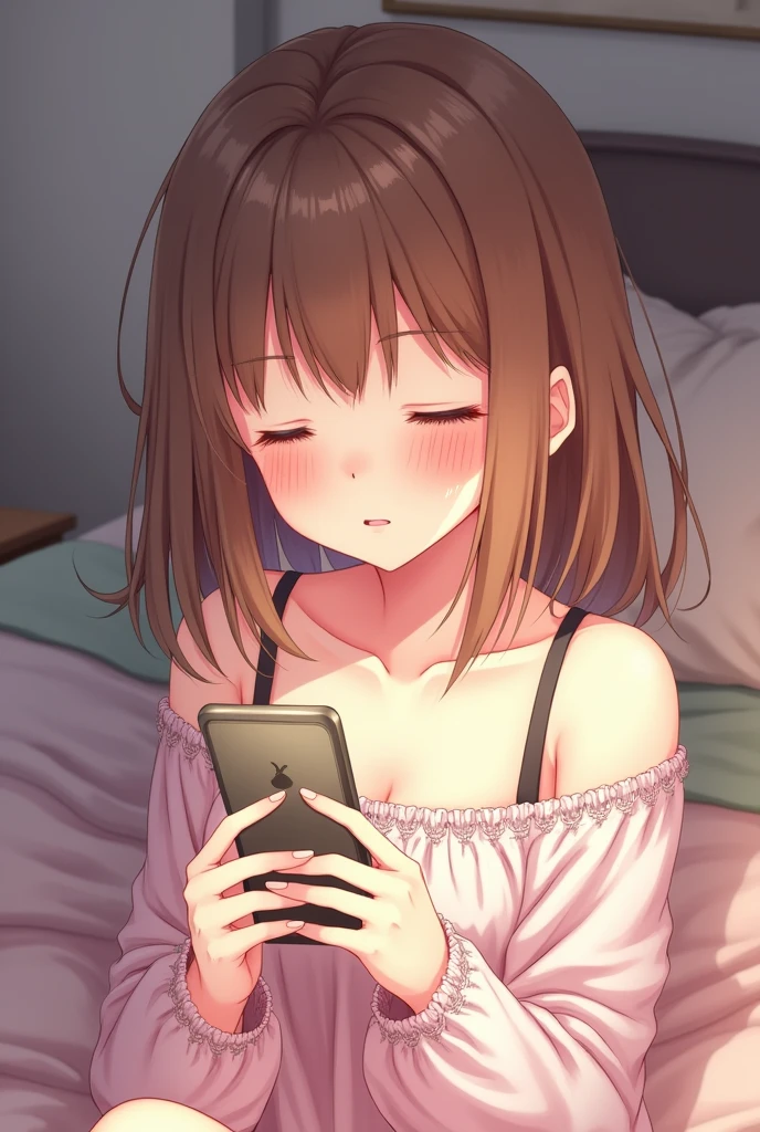 masterpiece, Highest quality, High resolution, Anazuna, Both sides up, 多色of髪, choker, Browsing Caution,(Sit on the bed:1.2),Telephone_screen,head_outside_of_Inflammation, (Fisheye Lens:1.2),(Frowning:1.4), throw,(Big Breasts:1.3),(Bedroom:1.3) ,(Raise ASS:1.3))),(Ass Focus,From behind:1.3),(Remember,On all fours:1.3),(Camel Toe:1.3),Highest quality,最高of画質,Perfect Anatomy,masterpiece,Very detailedな,beautiful,super high quality, Highest quality,High resolution, Very detailed,Game CG,Dutch Angle ,beautiful細かい目,Visual Arts,五本of指, Perfect hands,Browsing Caution,Full nudity,Pussy,Pussy,Full nudity,No pants