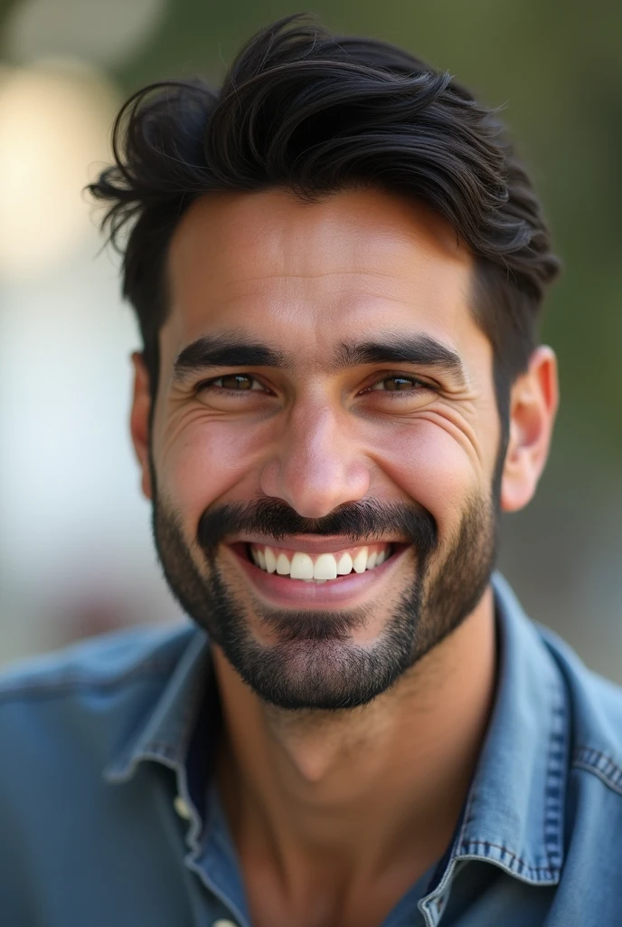 portret a 35 yo man from United Arab Emirates in modern, (smile: 0,6), anfas ,ultra-detailed,(photo-realistic:1.),HDR,extremely detailed face and body, portrait, day lighting, soft lighting, not professional photo