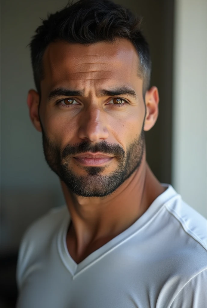 a a 35 yo man from United Arab Emirates in modern, anfas ,ultra-detailed,(photo-realistic:1.),HDR,extremely detailed face and body, portrait, day lighting, soft lighting, not professional photo