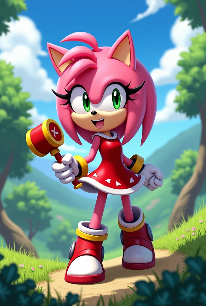 Amy rose de Sonic 