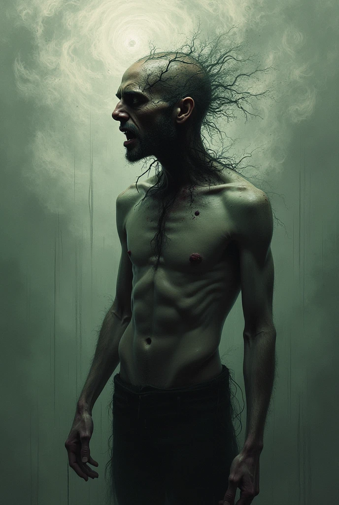 Displeasure of intense naked mind