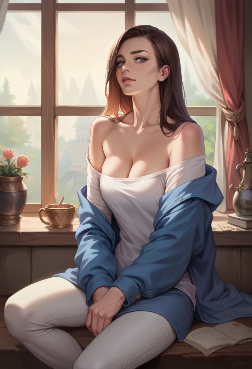 Highest quality, masterpiece, Ultra-high resolution, (Realistic:1.4), RAW Photos, One girl, Off the shoulder