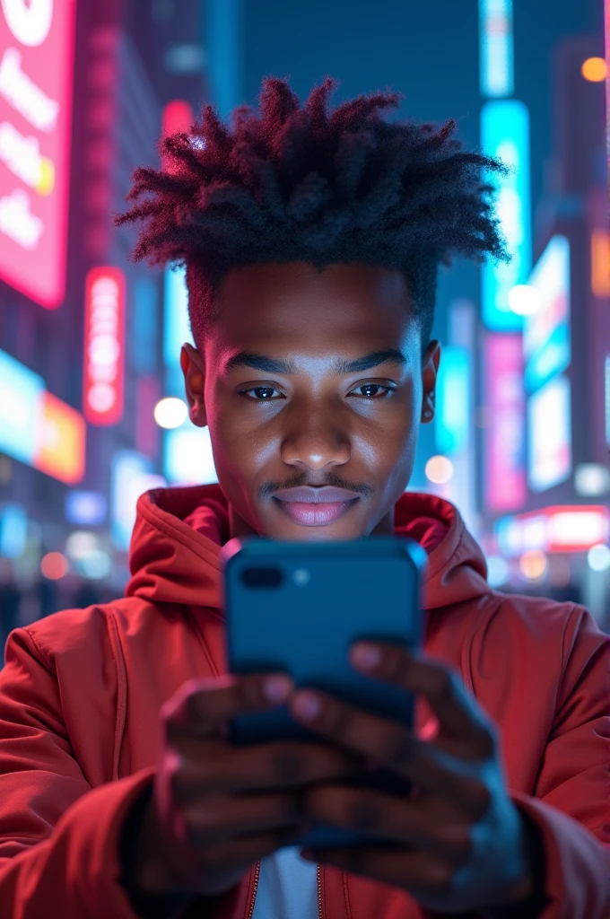 Images to promote new cell phones