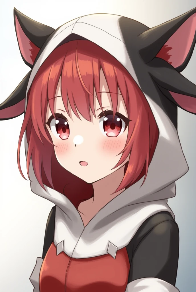 Close-up of a person wearing a cow costume with cow ears, , Cowgirl, anime, , とても美しいanimeのCowgirl, e Cat Girl, completely robot!! ,エッチなanimeスタイル,