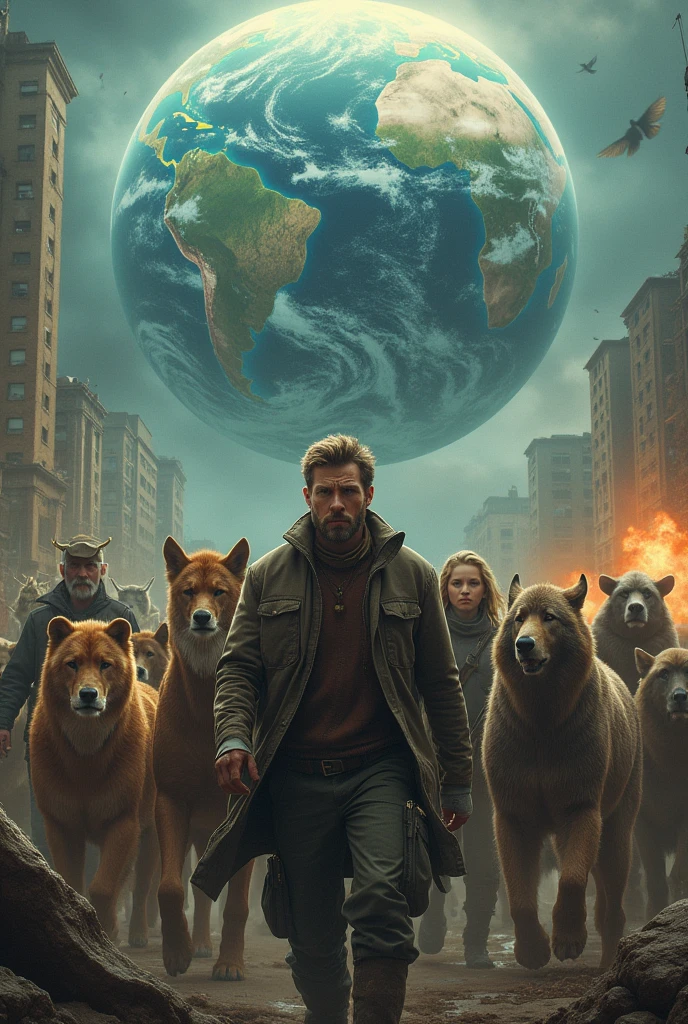 Alliance between humans and animals for the fate of the earth due to natural disasters