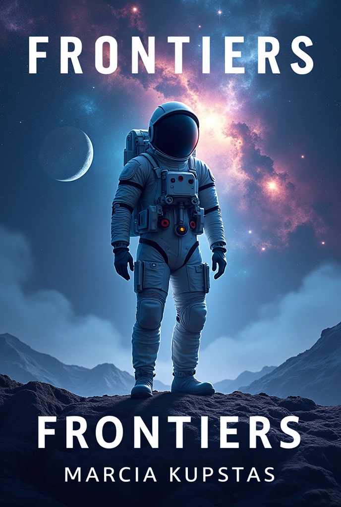 Make a cover for the book Frontiers by Marcia Kupstas