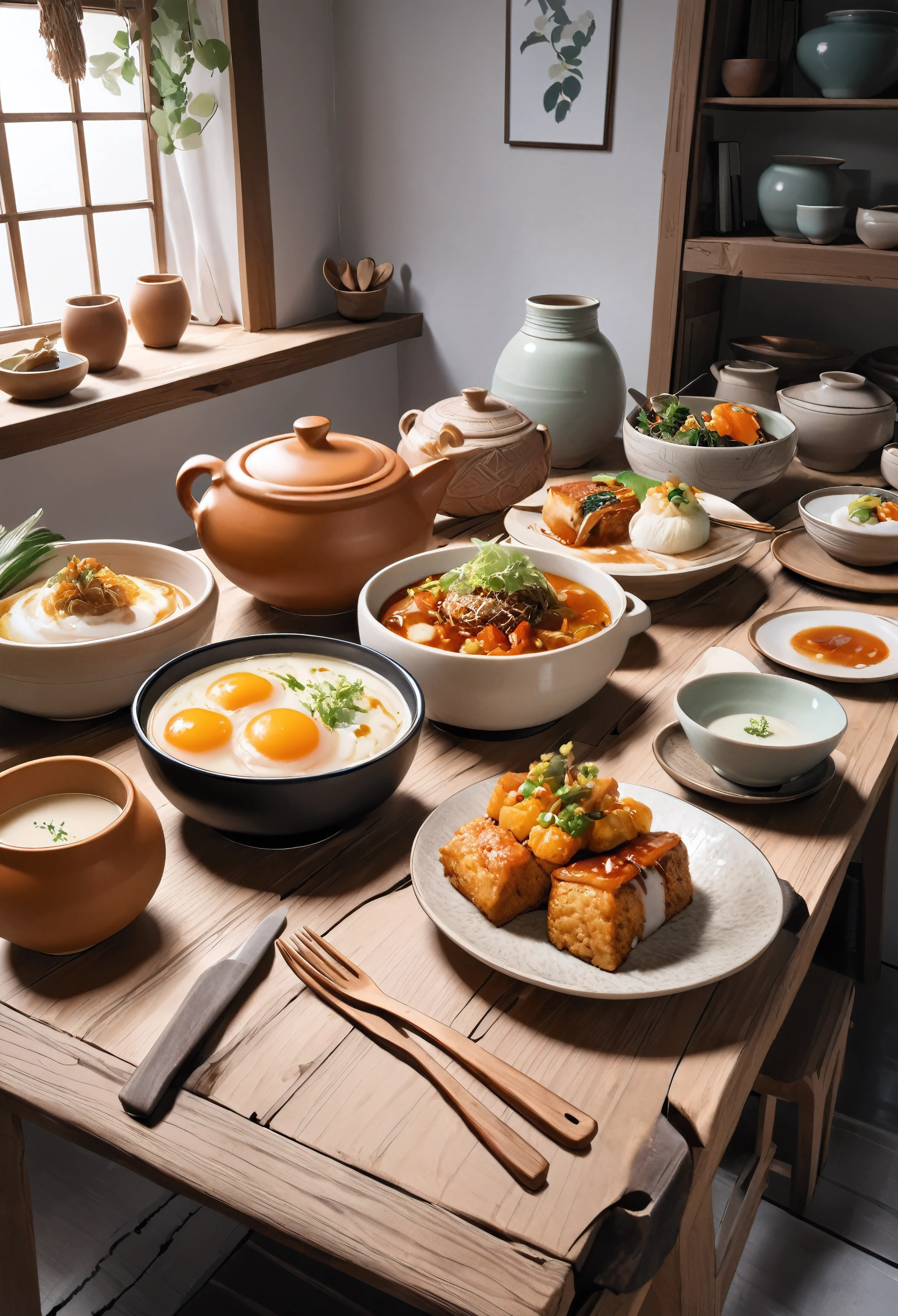 eat delicious food, Timeless々Tableware, Jomon pottery, Yayoi pottery, Silverware, Ceramics, Celadon, Golden Vessel, Iron pot, Glass vessels, BREAK Transcending time, Food Culture, meme, Absurd philosophy, Aesthetic Infinity, 