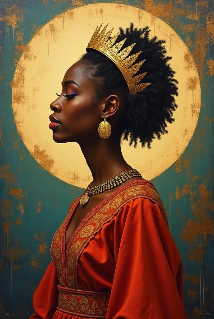 oil painting of Zenith Margaritha from mnhwa called "Who made me a princess"