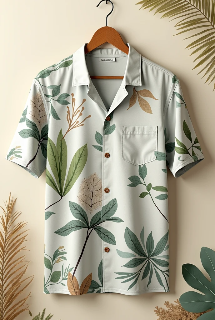 Cool and simple nature pattern shirt