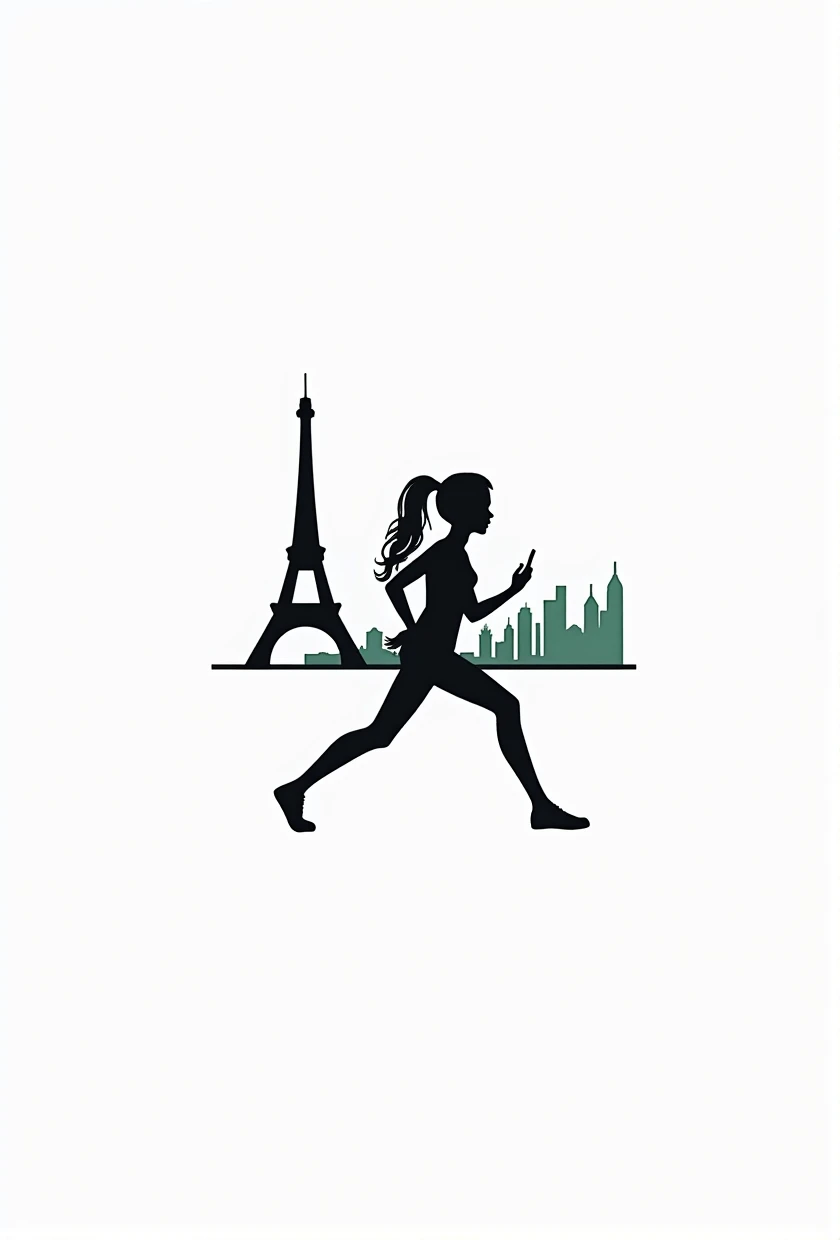 (Silhouette Art,crop:1.6) (((Paper cutting art,blackだけが存在する世界:1.3) ランニングをするgirl1人,alone, (girl,profile:1.2),white, Clear and beautiful face,black ,Long Hair,非常にLong Hairの切れ目、Hold your smartphone、Put on your earphones (黄green色 green:6.1) Textured glass background,