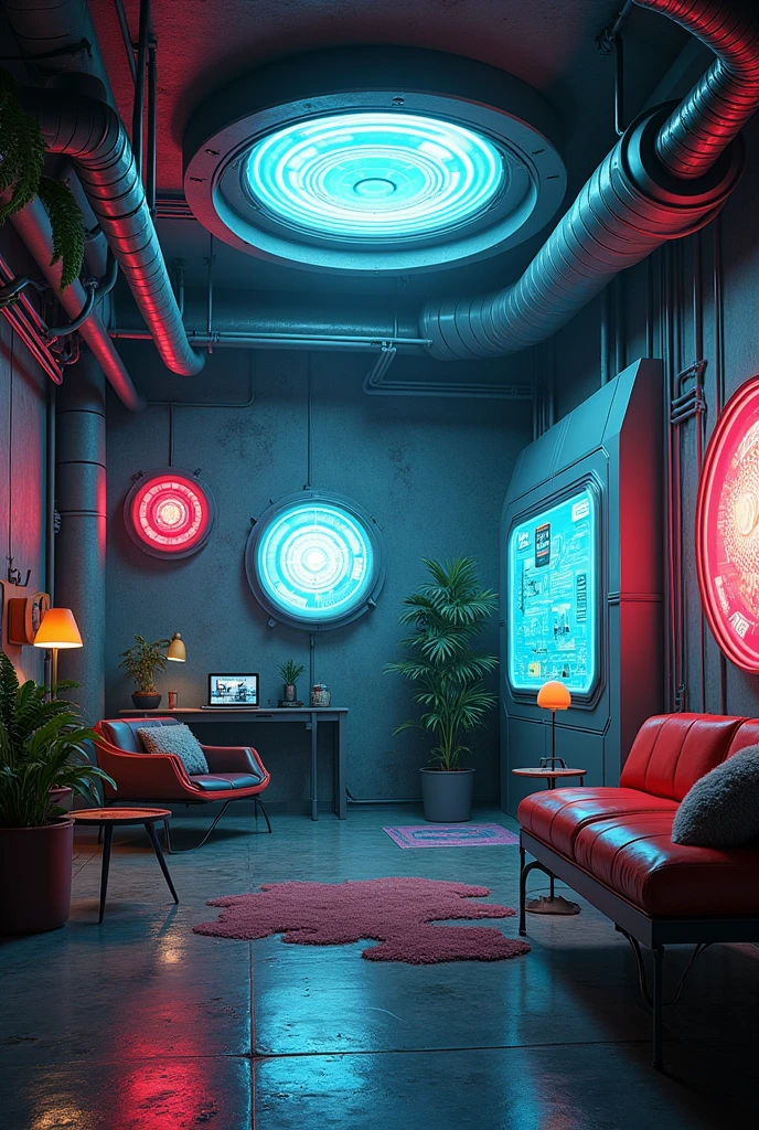 Cyberpunk house decorations