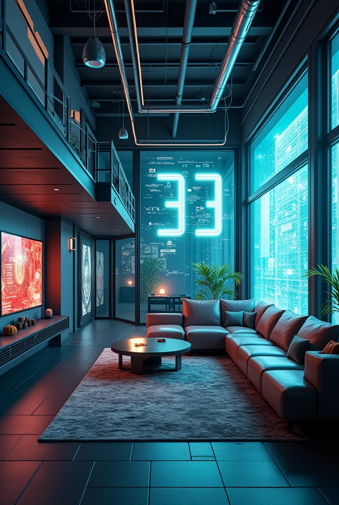Cyberpunk house decorations