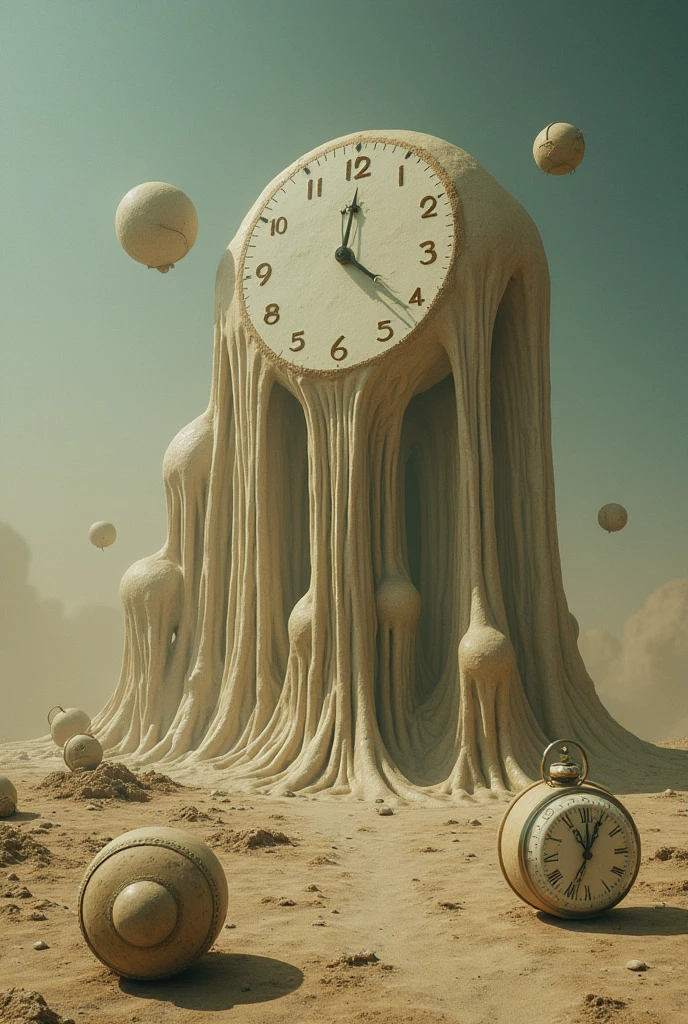 Reinterpret the work ''The Persistence of Memory'' by the painter Salvador Dalí