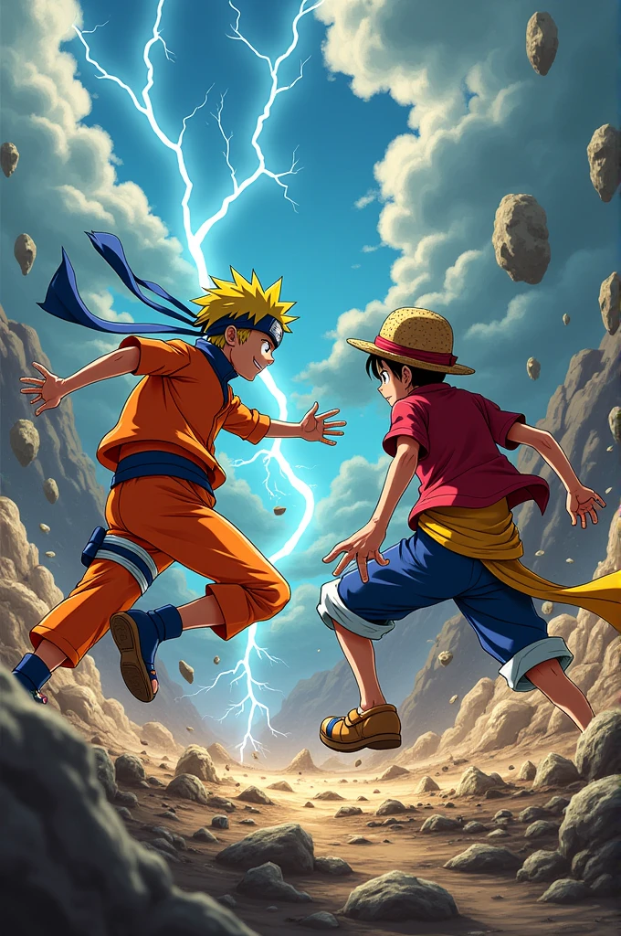 Naruto vs luffy dangerous fight