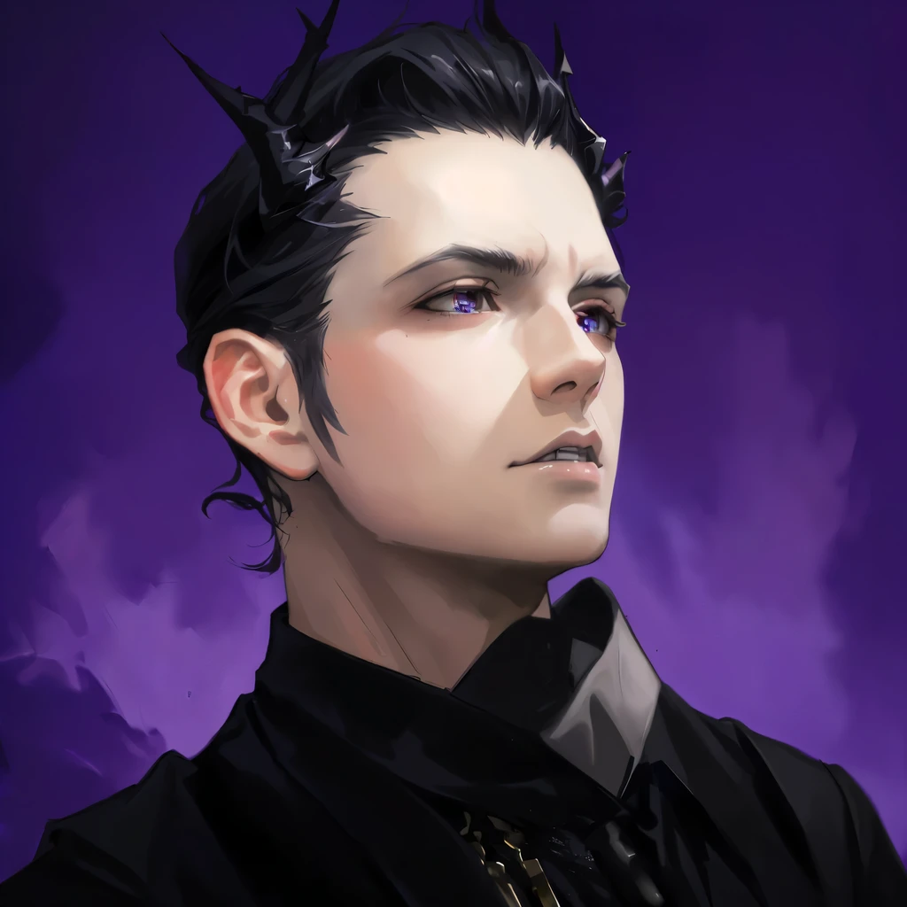 purple eyes