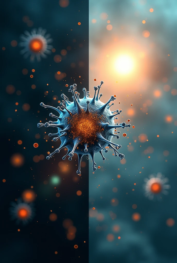 Survival of Bacteria: Contrast two environments: one dark, enclosed space where TB bacteria survive for hours, and another with direct sunlight and proper ventilation, showing bacteria being killed quickly.