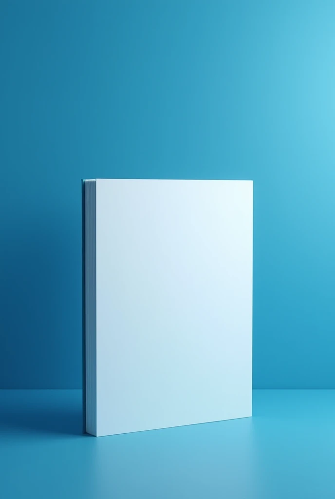 Blank sheet of a book,no drawings,blue background,HD