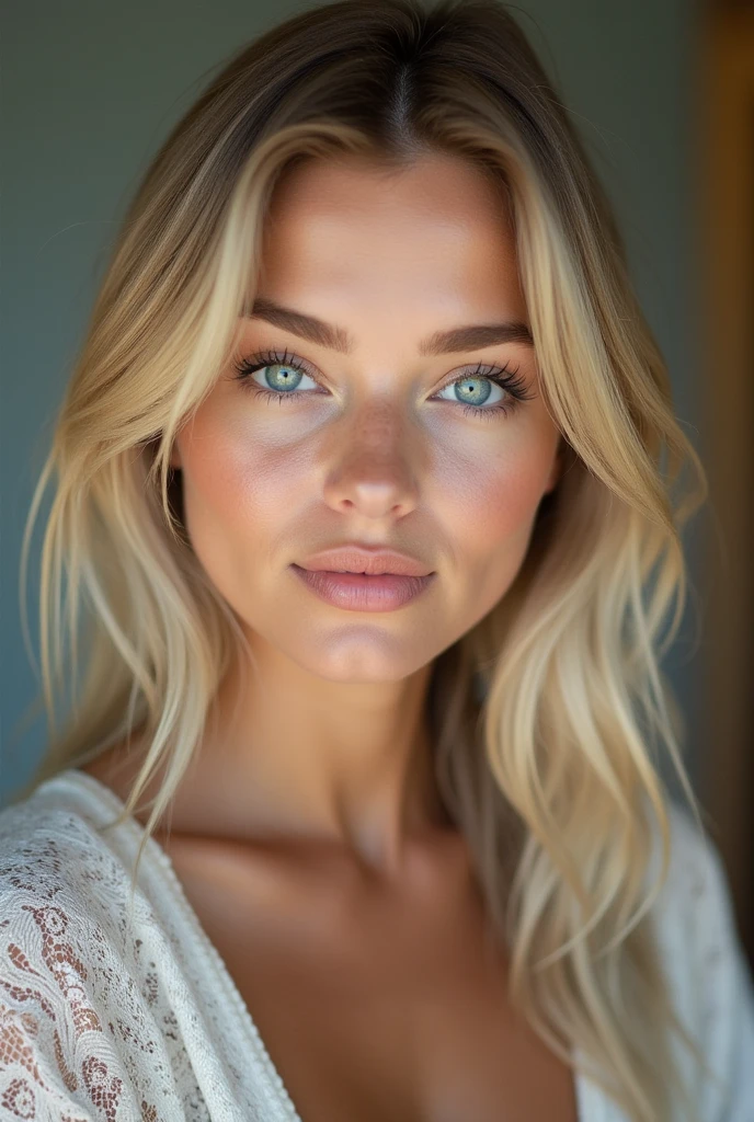 22 year old blonde girl with blue eyes,
