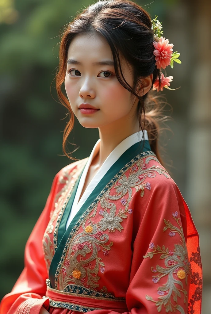 Images of girls in traditional 
