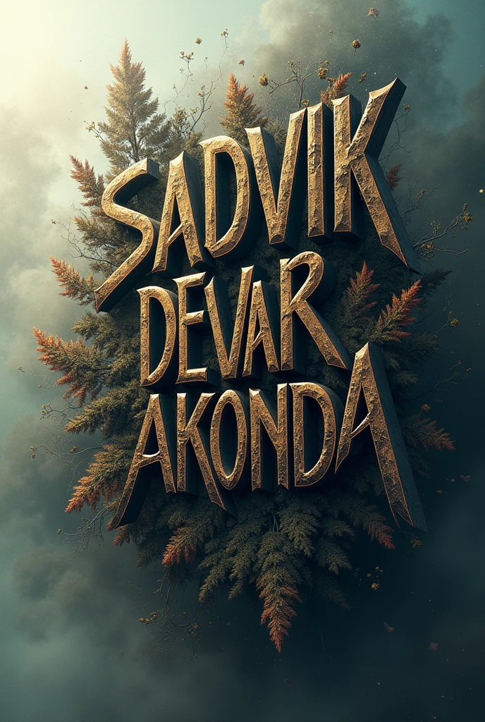 SADVIK DEVARAKONDA Name with different style