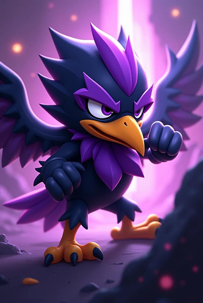 A tik Tok profile picture with the brawler crow on it and the word mythic