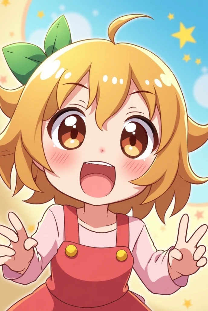 One person、One Shot 、Chibi、Brat、Blonde、Braided Hair、Green Eyes、全naked、naked、