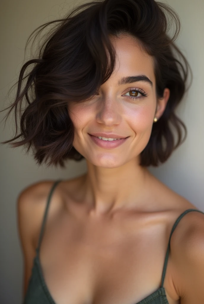 short hair woman 