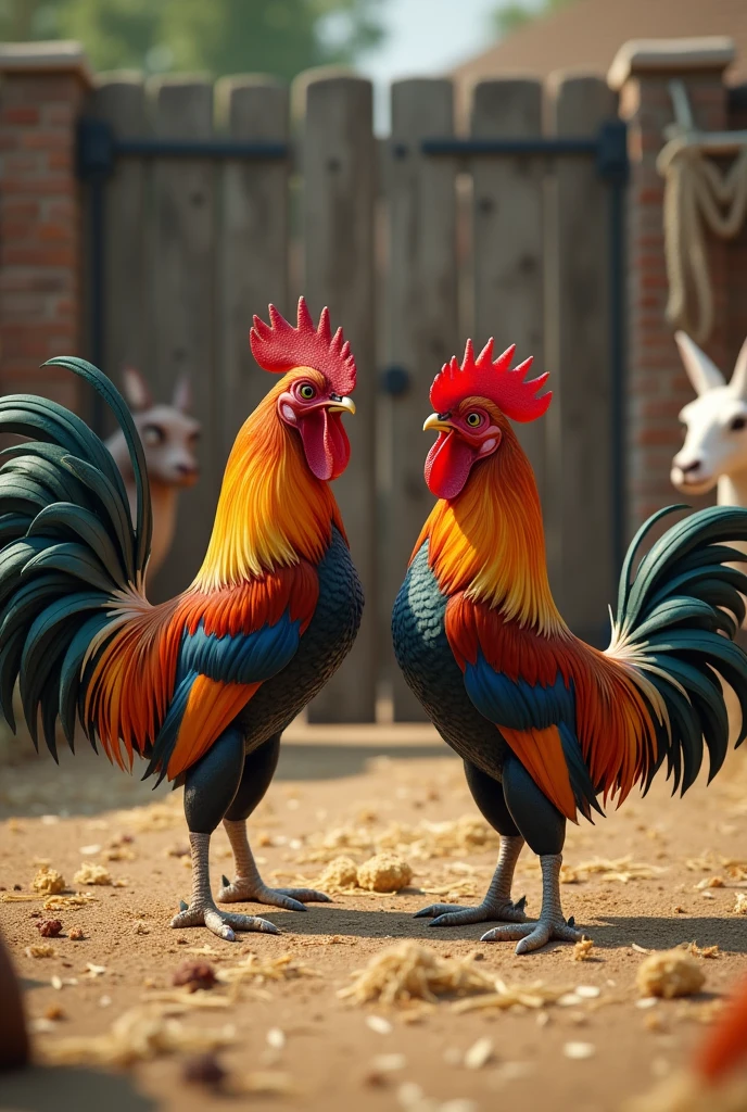 Make a Rooster Teach Another to Fight