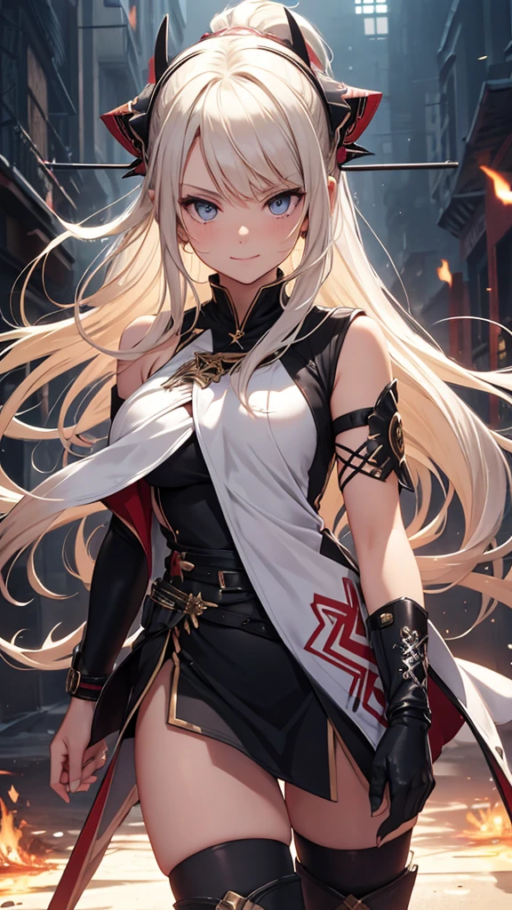 a group of pretty young witches with their , multiple girls, young girls, short black dress,BLONDE HAIR ,tribal witch, tribal tattoos, tribal clothing, ,multiple girls, five girls, light armor ,elbow pads, knee pads, silver hair , blonde hair , standing girl young girl, gloves, elbow pads, boots, smiles, battle dress, military dress, short skirt ,