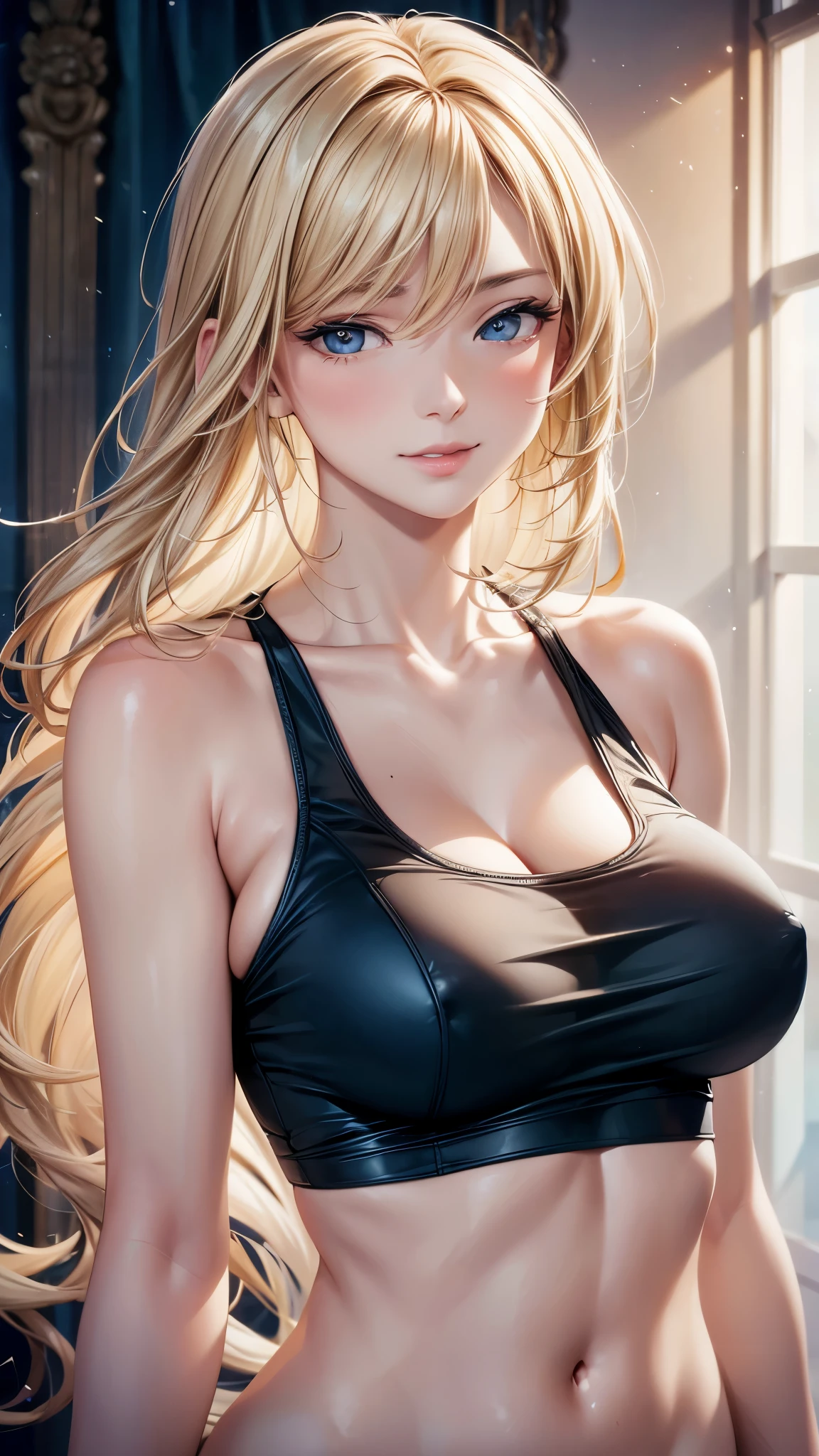 Realistic, Elegant mature woman, beautiful, Long blonde hair, Soft Light, 4K resolution, high quality,Browsing Caution,See through