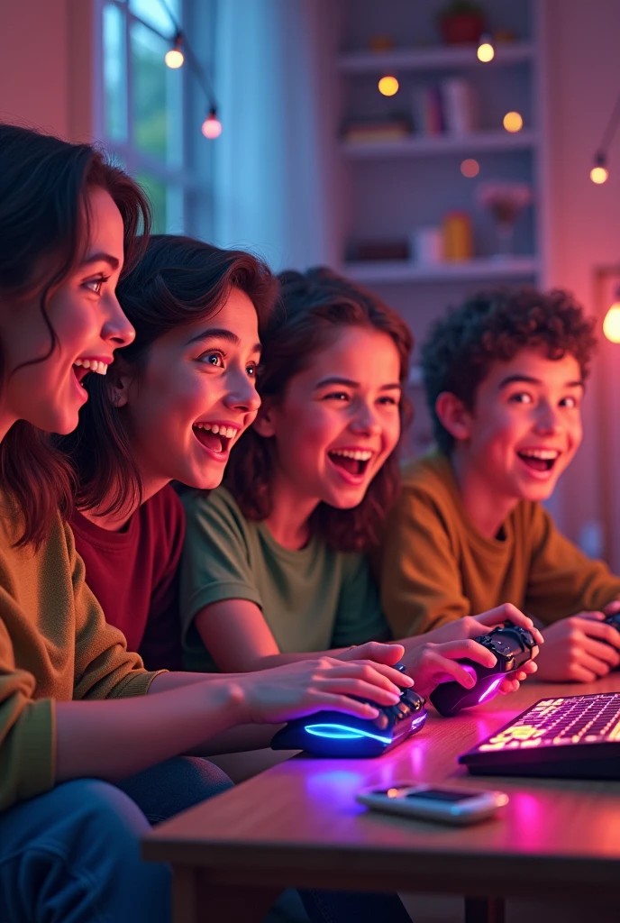 Gaming laughing