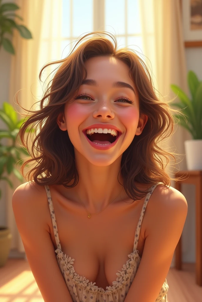Make a girl laugh