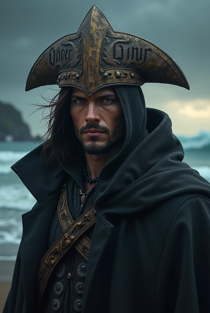 Mihawk wearing a hat with Ragnar's name on it