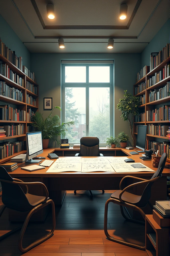 A mathematician's office