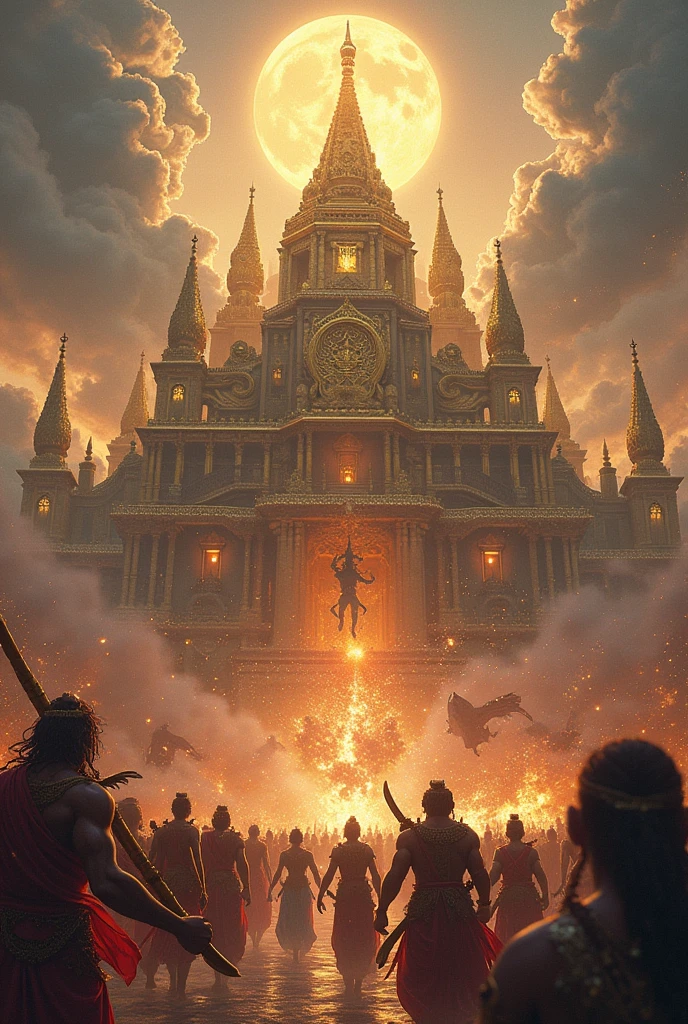 An attack on INDRA'S CELESTIAL palace